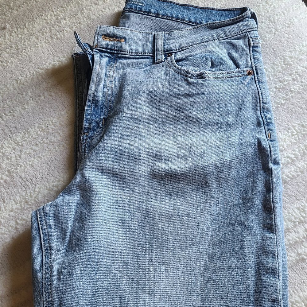 Distressed jeans